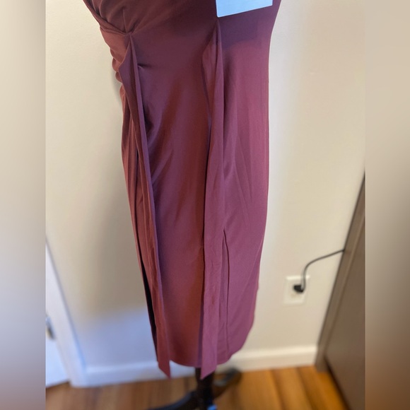 🆕🌟 Anne Klein Solid Wrap Dress - Picture 5 of 10